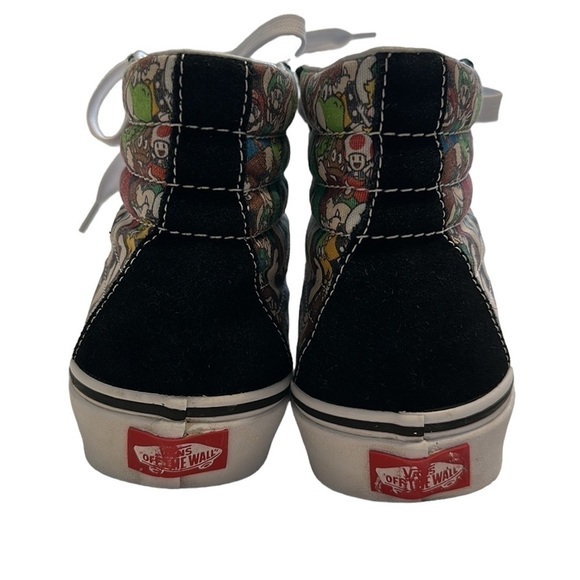 Nintendo 'Super Mario Bros Vans Sk8-Hi' Zip High Top Sneaker - size 6 - Picture 13 of 16